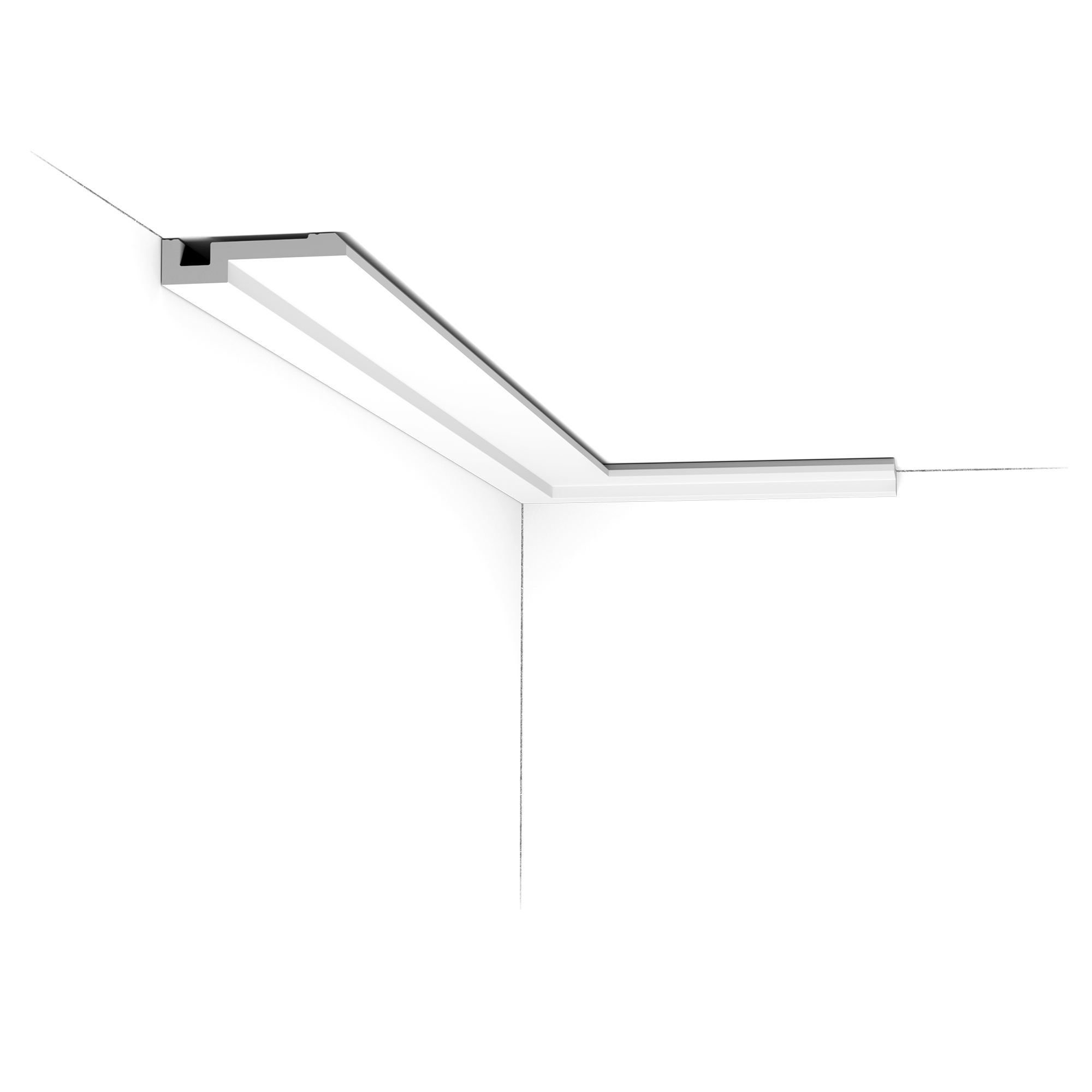 Потолочный карниз Orac PX198 U-СТУПЕНИ/U-STEPS