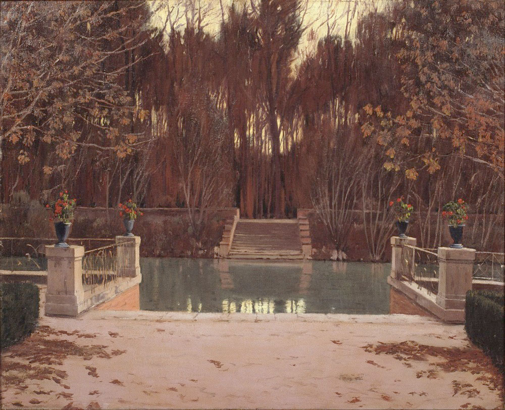 Affresco Импрессионисты и постимпрессионисты Santiago Rusinol, The Landing Stage