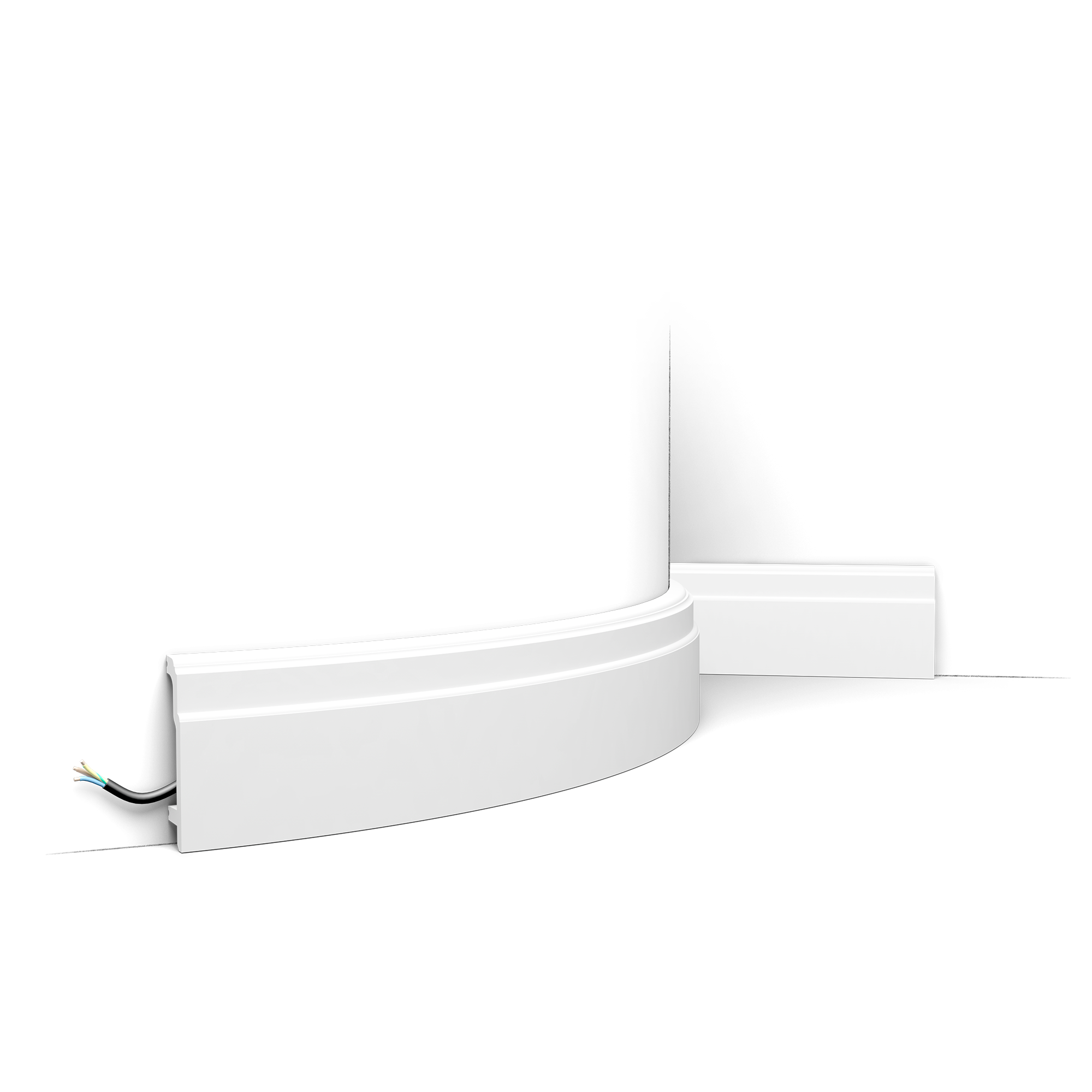 SX155F Гибкий напольный плинтус Orac