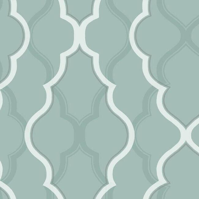 York  Candice Olson Modern Artisan Second Edition  Double Damask Wallpaper- Verdant CI2394