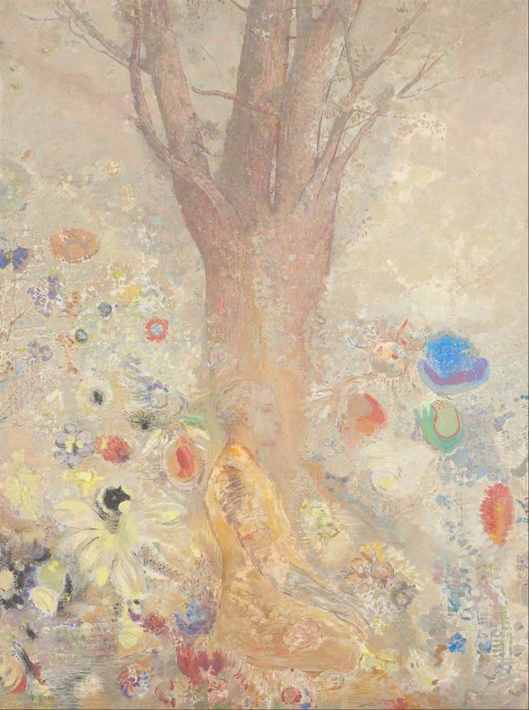 Affresco Импрессионисты и постимпрессионисты Odilon Redon, The Buddha