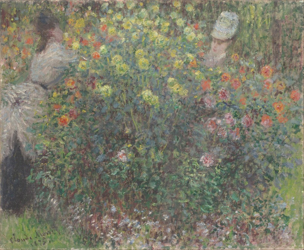 Affresco Импрессионисты и постимпрессионисты Claude Monet, Ladies in Flowers