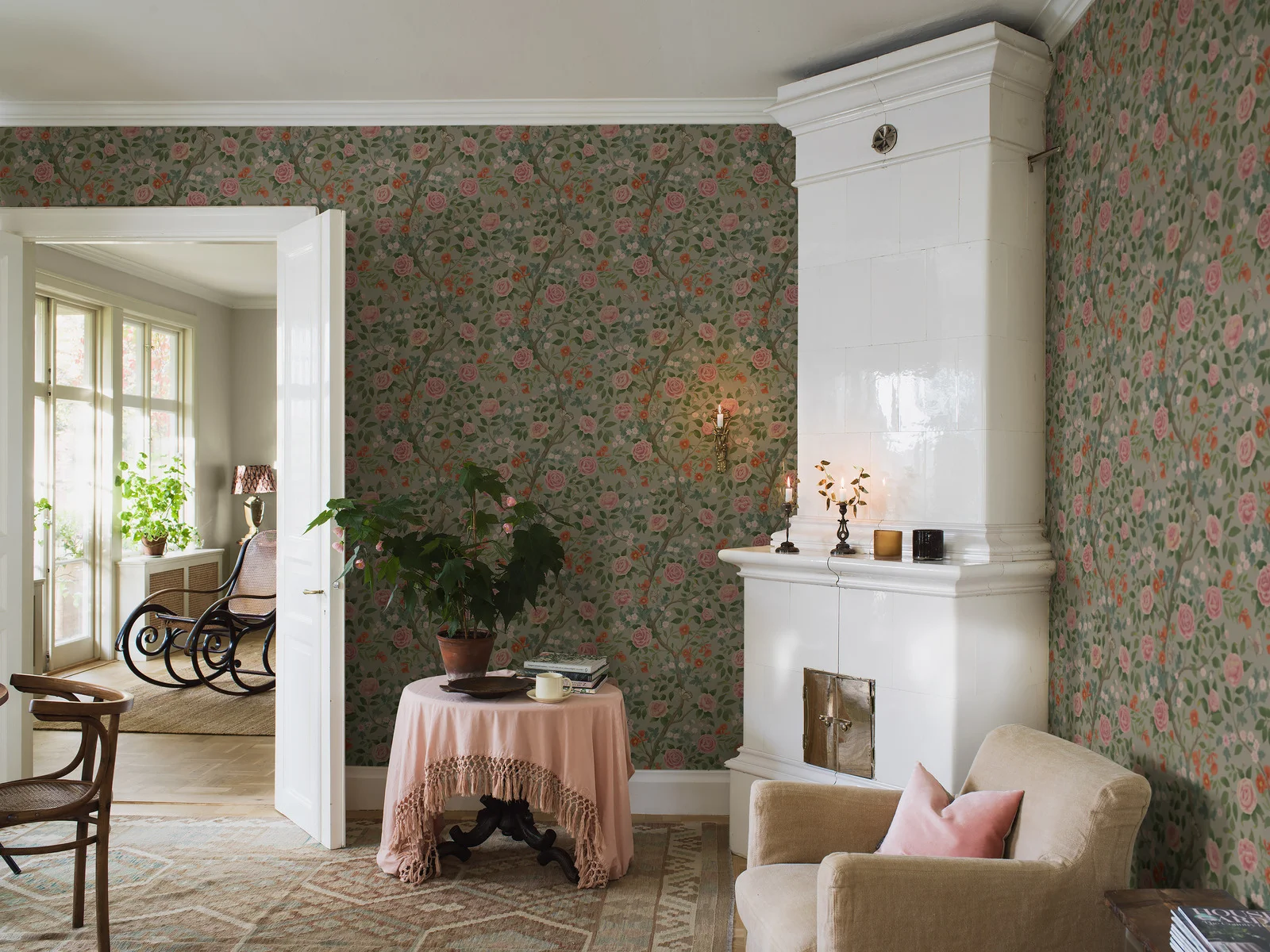 Borastapeter Orangeri Kamelia 5729