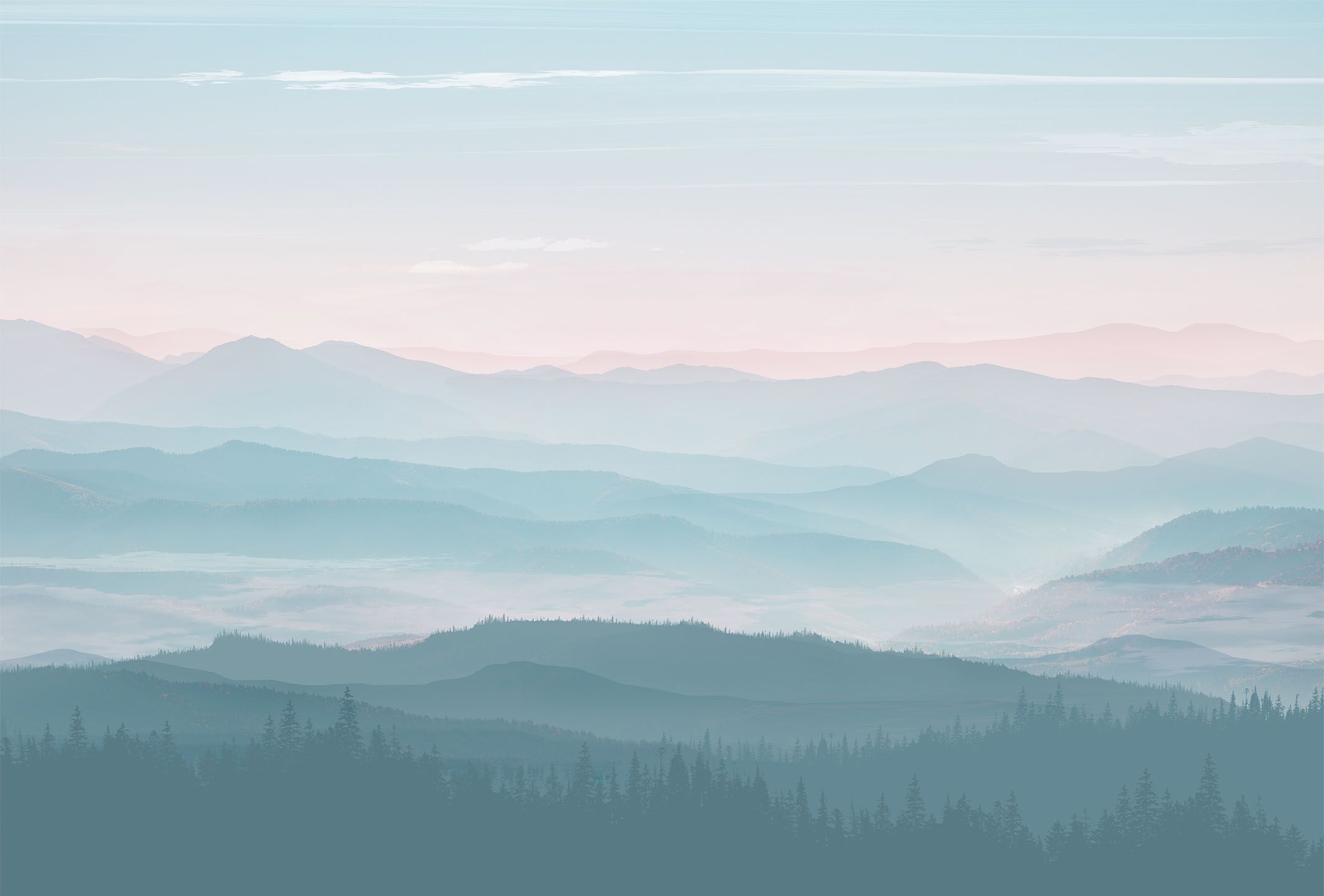 510501 Creativille туманные горы