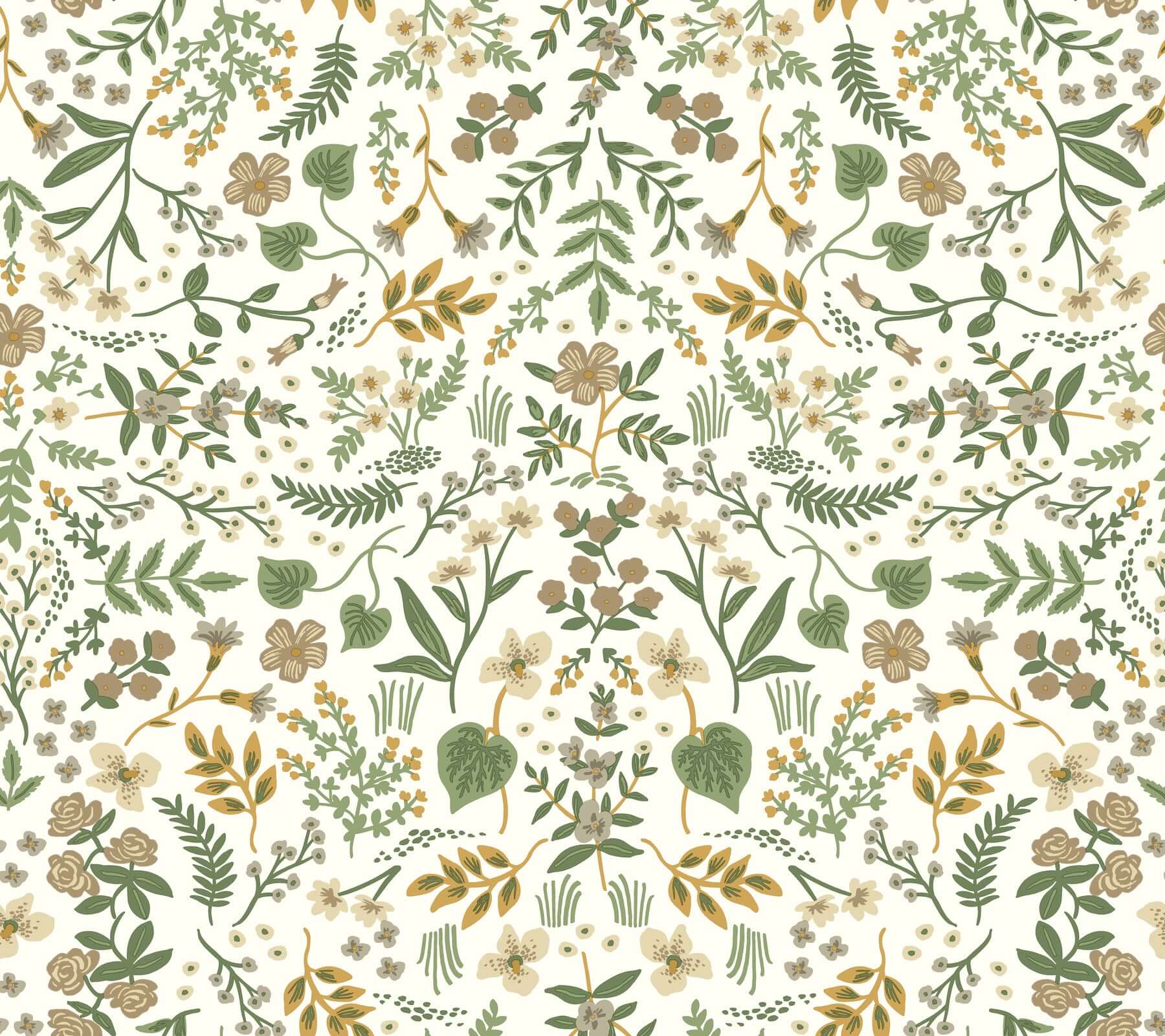 York  Rifle Paper Co. Wallcoverings  Wildwood Wallpaper- Linen PSW1625RL