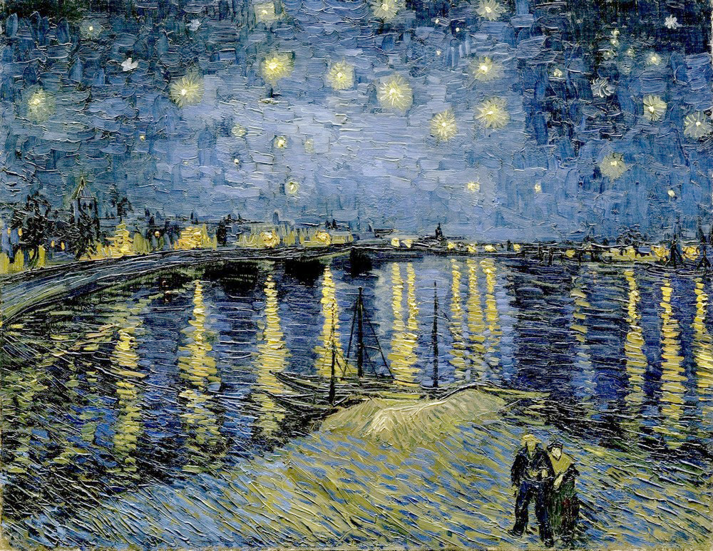 Affresco Импрессионисты и постимпрессионисты Vincent van Gogh, Starry Night 2