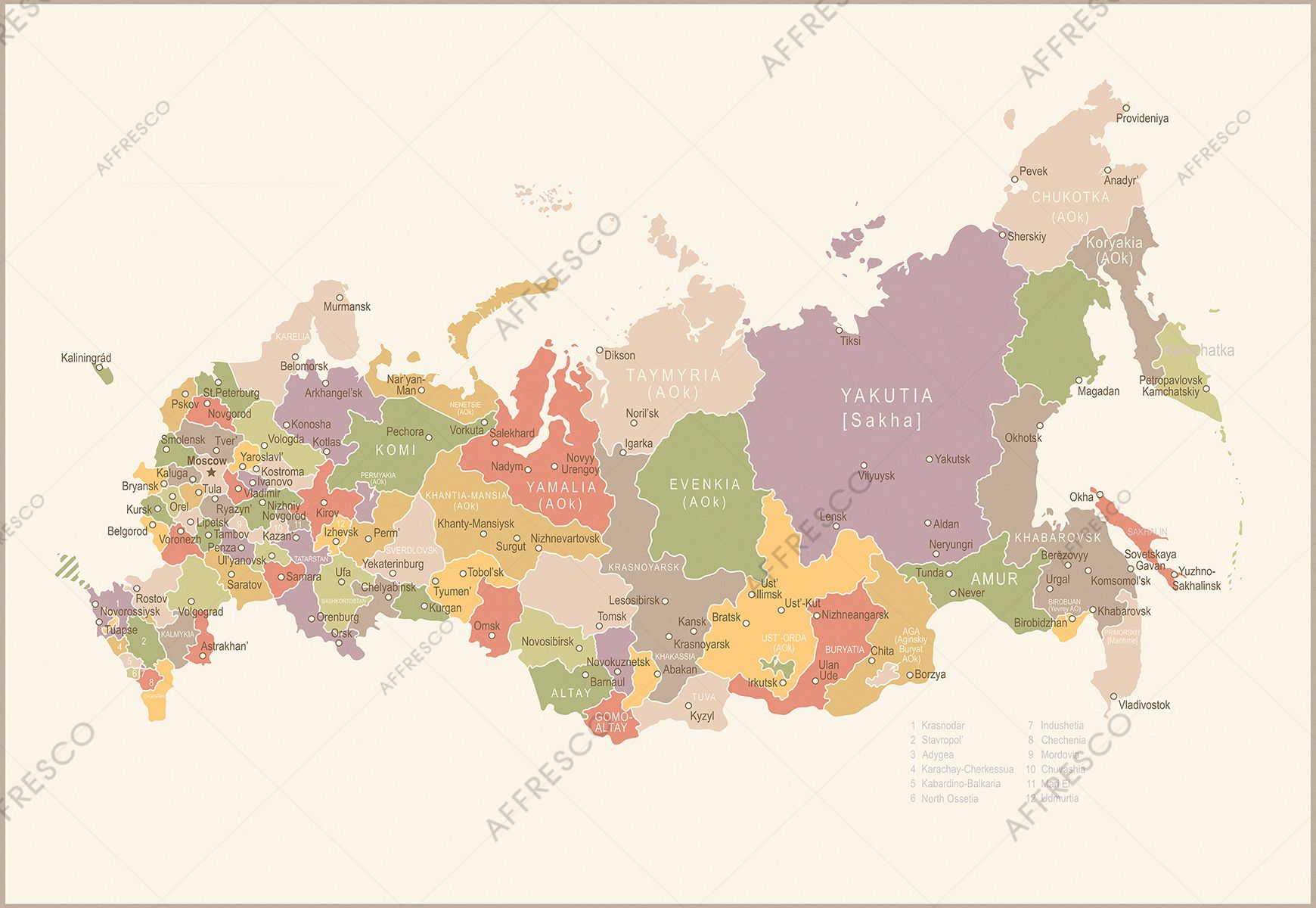 Affresco Карты ID138543