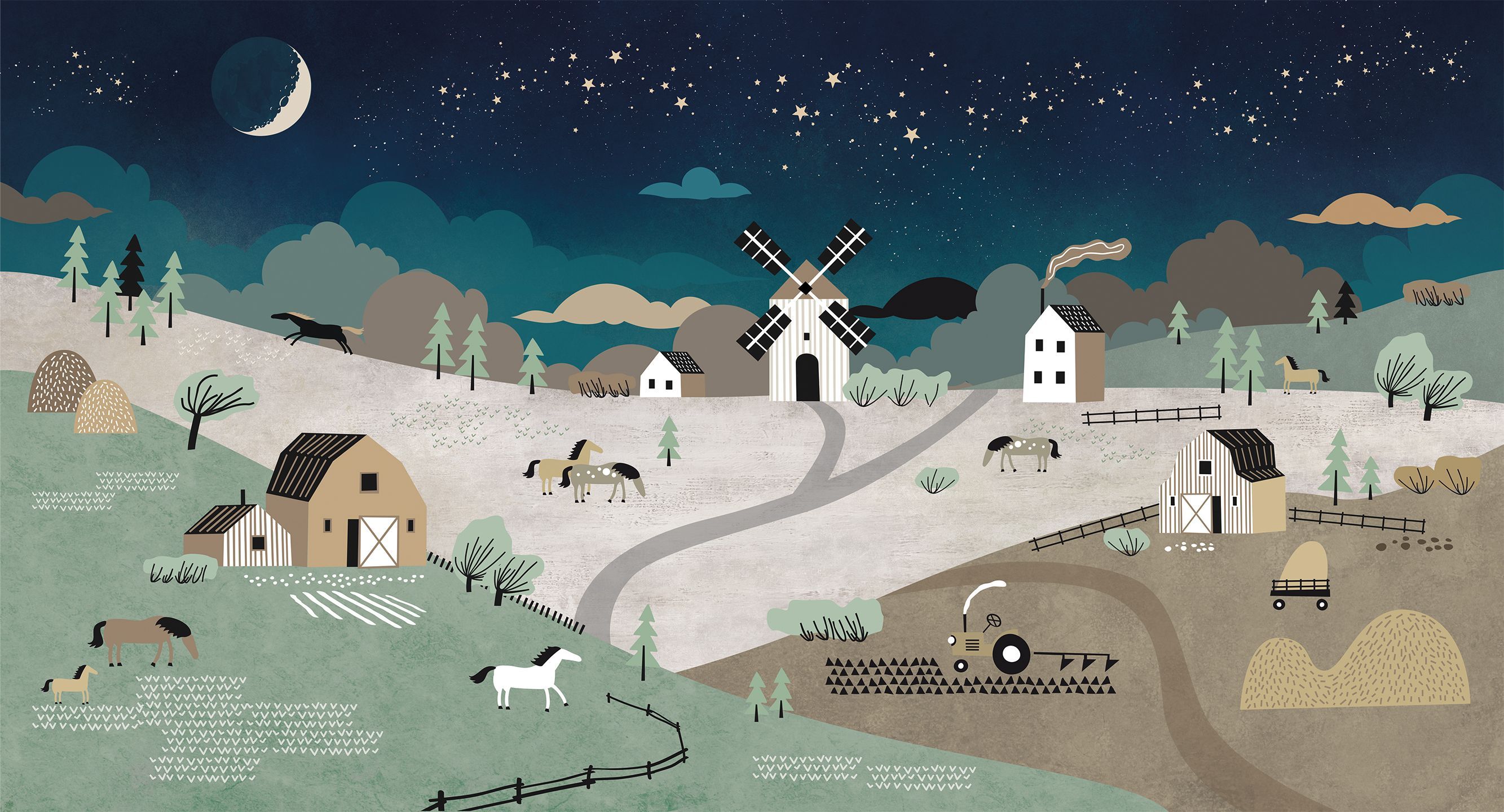 255205 Creativille ферма с конями