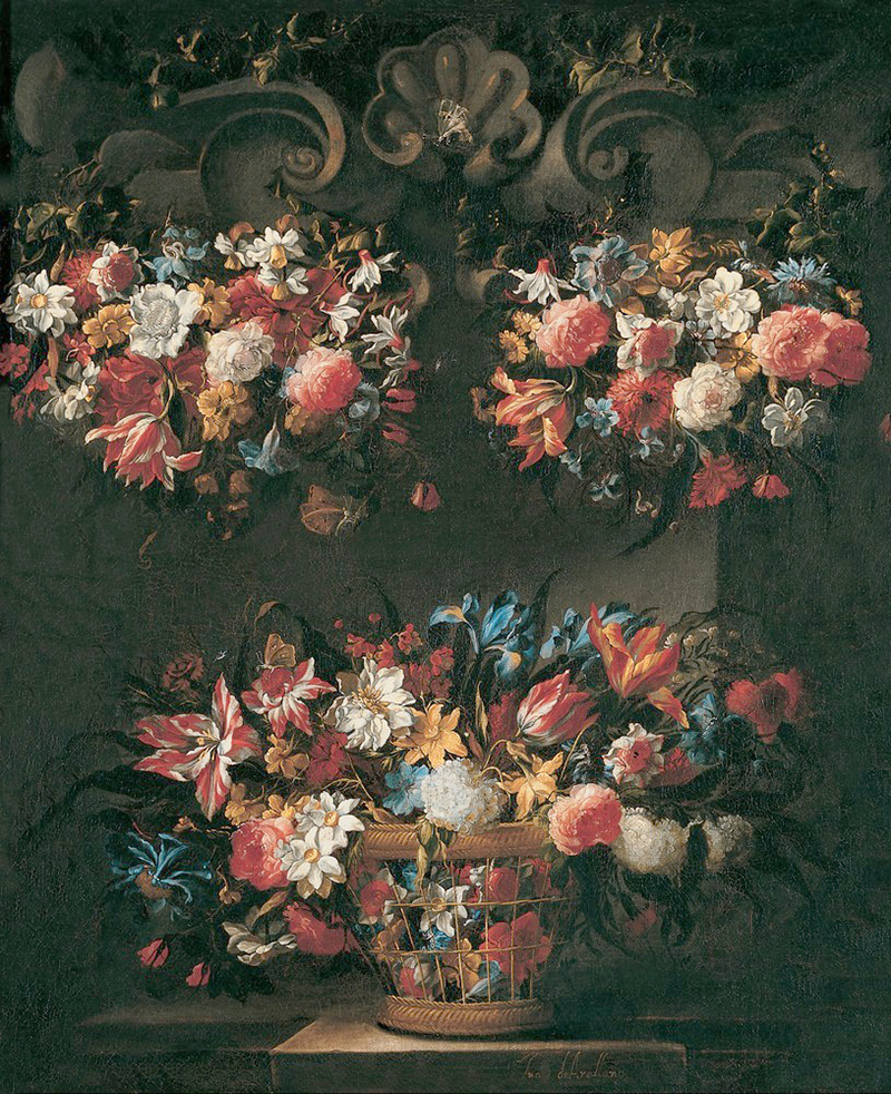 Affresco Juan de Arellano, Still Life with Flowers