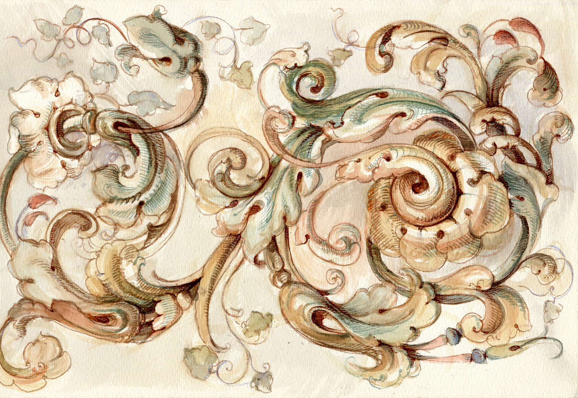 Affresco Классические орнаменты ID135664