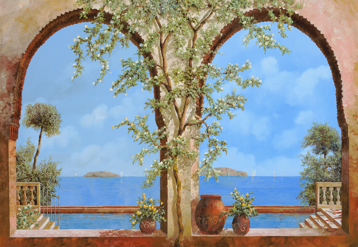 Affresco Живописный пейзаж 6729