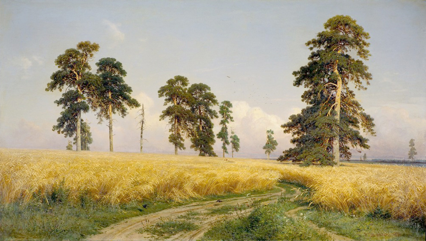 Affresco Классические пейзажи Ivan Shishkin, Rye