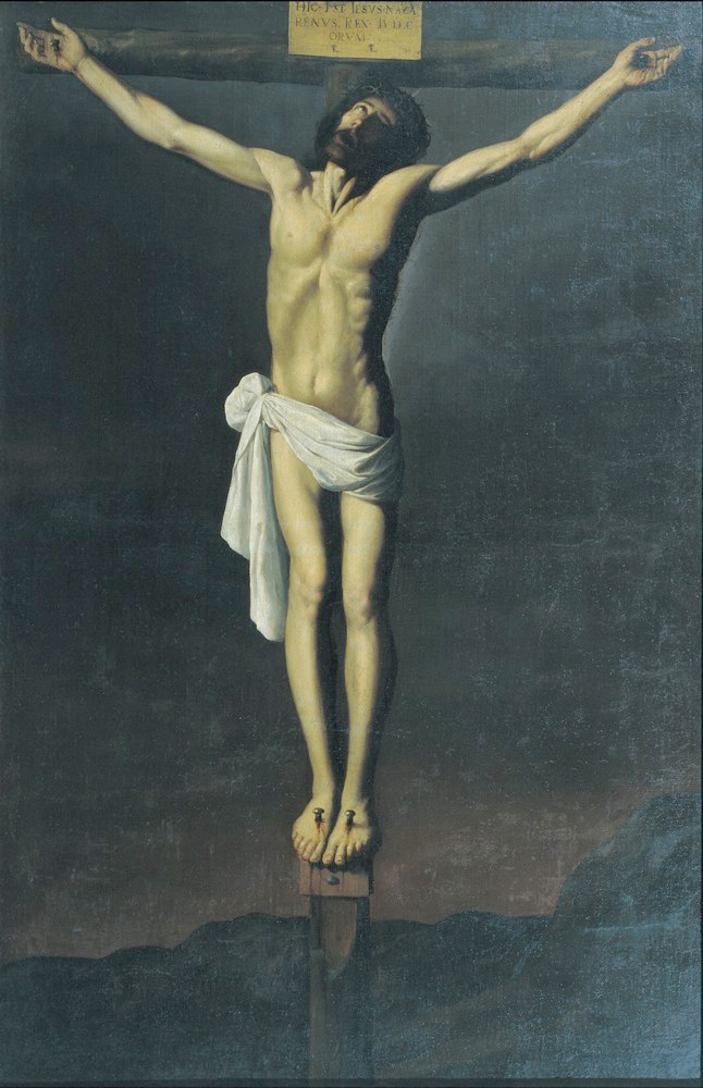 Affresco Библейские сюжеты Francisco de Zurbaran, Christ Crucified