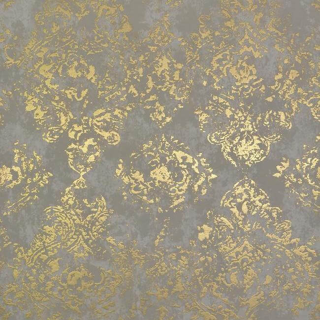 York  Antonina Vella Wallpaper  Stargazer Wallpaper- Khaki/Gold NW3564