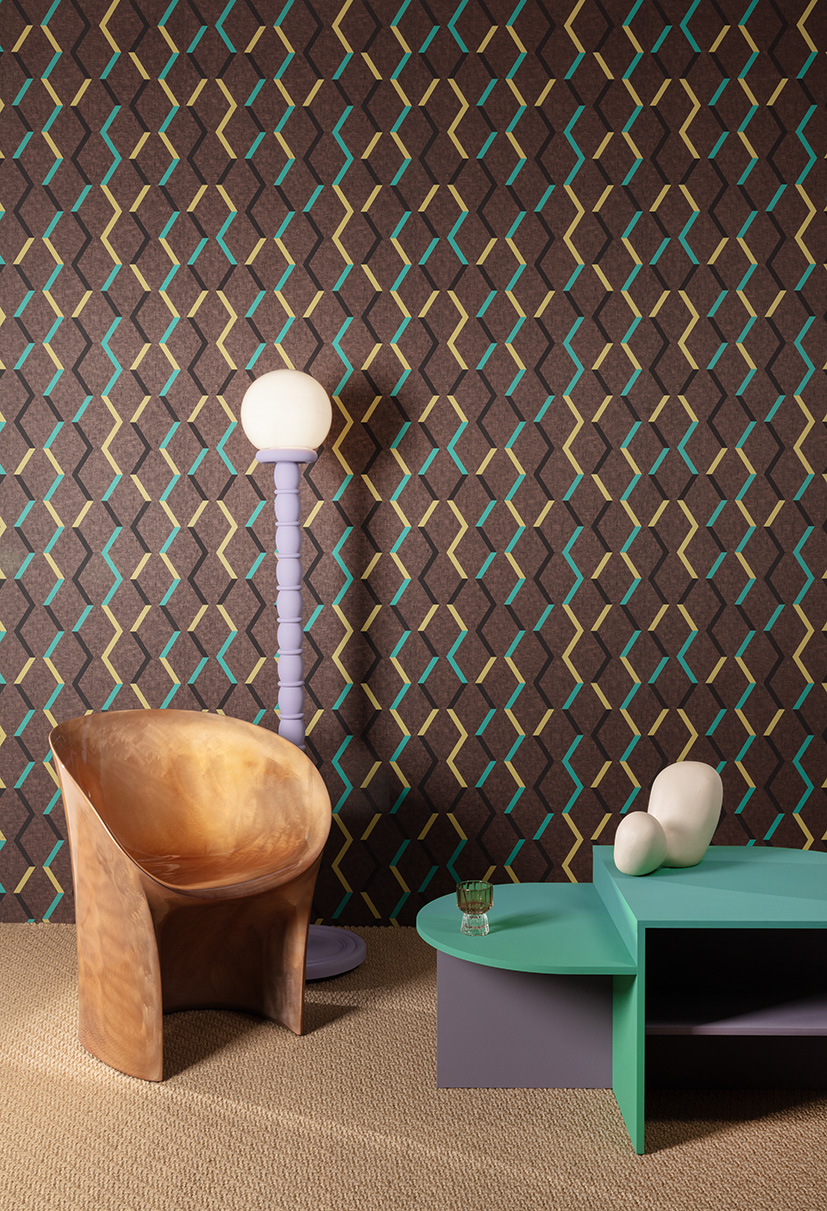 Masureel Joy Zigzag Umber JOY003