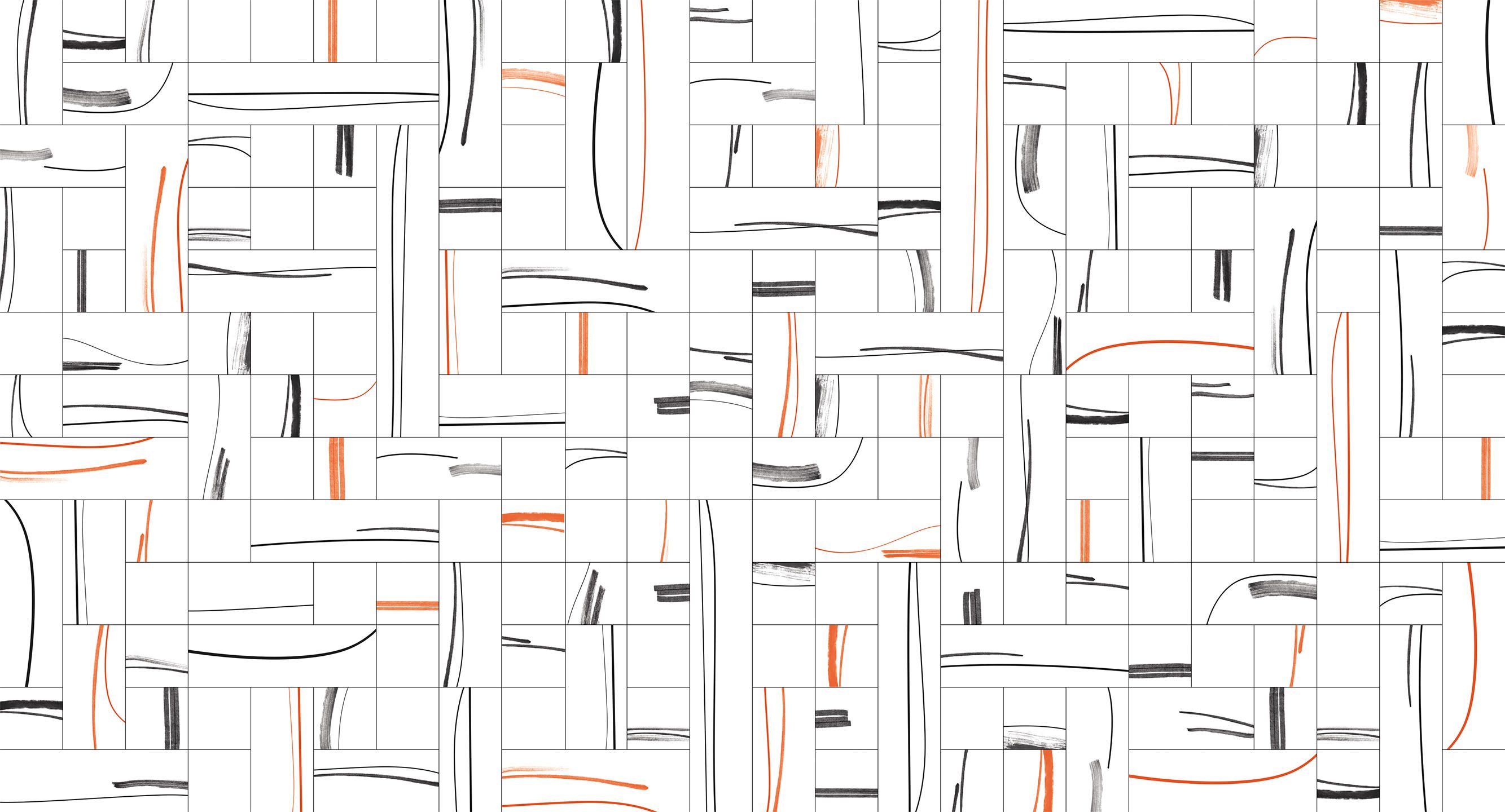 820112 Creativille сетка из линий и мазков