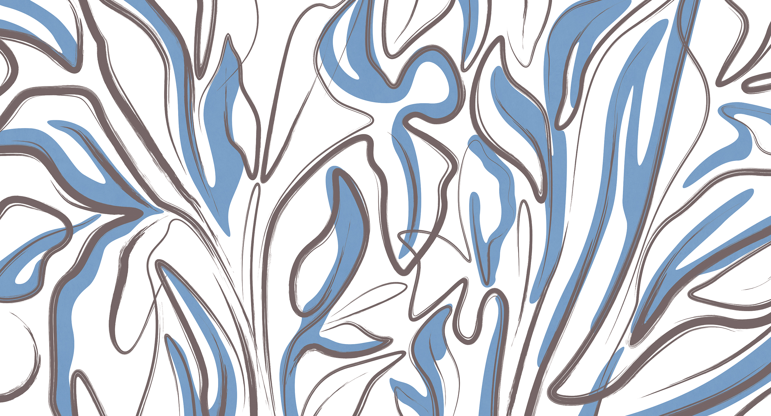 458013 Creativille абстрактный растительный узор