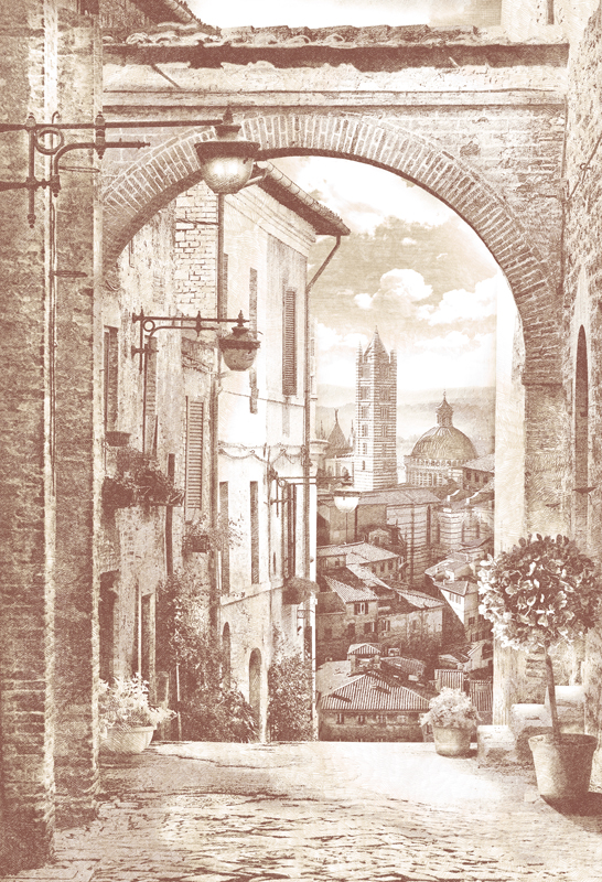 Affresco Живописный пейзаж 7153