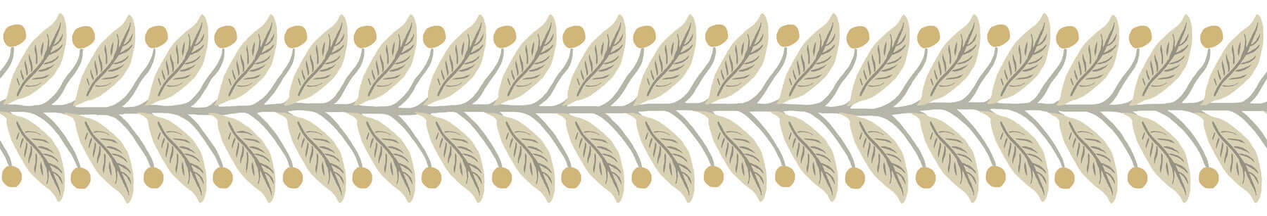 York  Rifle Paper Co. Wallcoverings  Garden Wallpaper Trim- Linen RF7532B