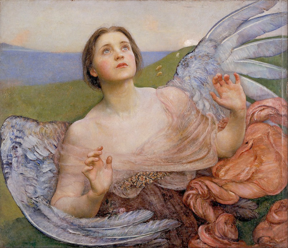 Affresco Библейские сюжеты Annie Louisa Swynnerton, The Sense of Sight