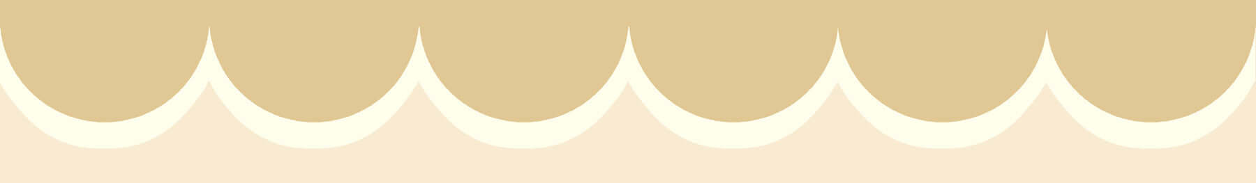 York  Rifle Paper Co. Wallcoverings  Scallop Wallpaper Trim- Linen RF7521B