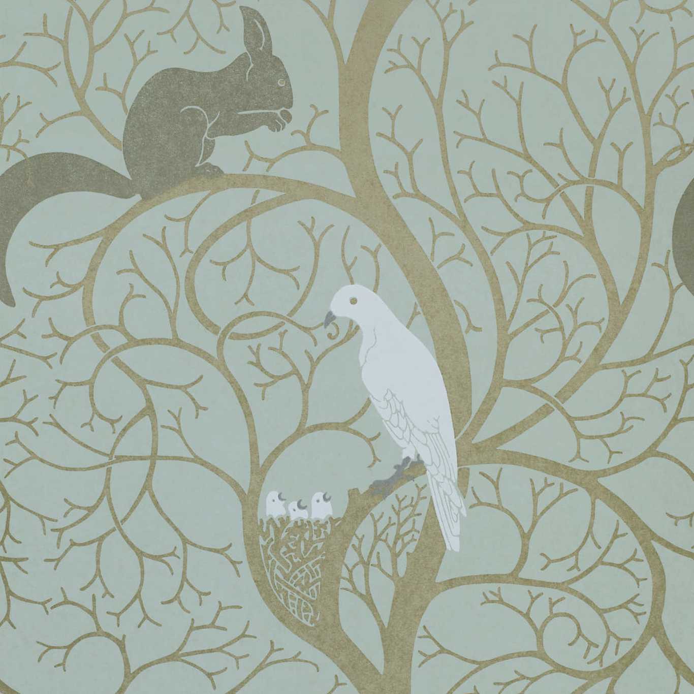 Sanderson Sanderson One Sixty Wallpapers Squirrel & Dove  DVIWSQ103