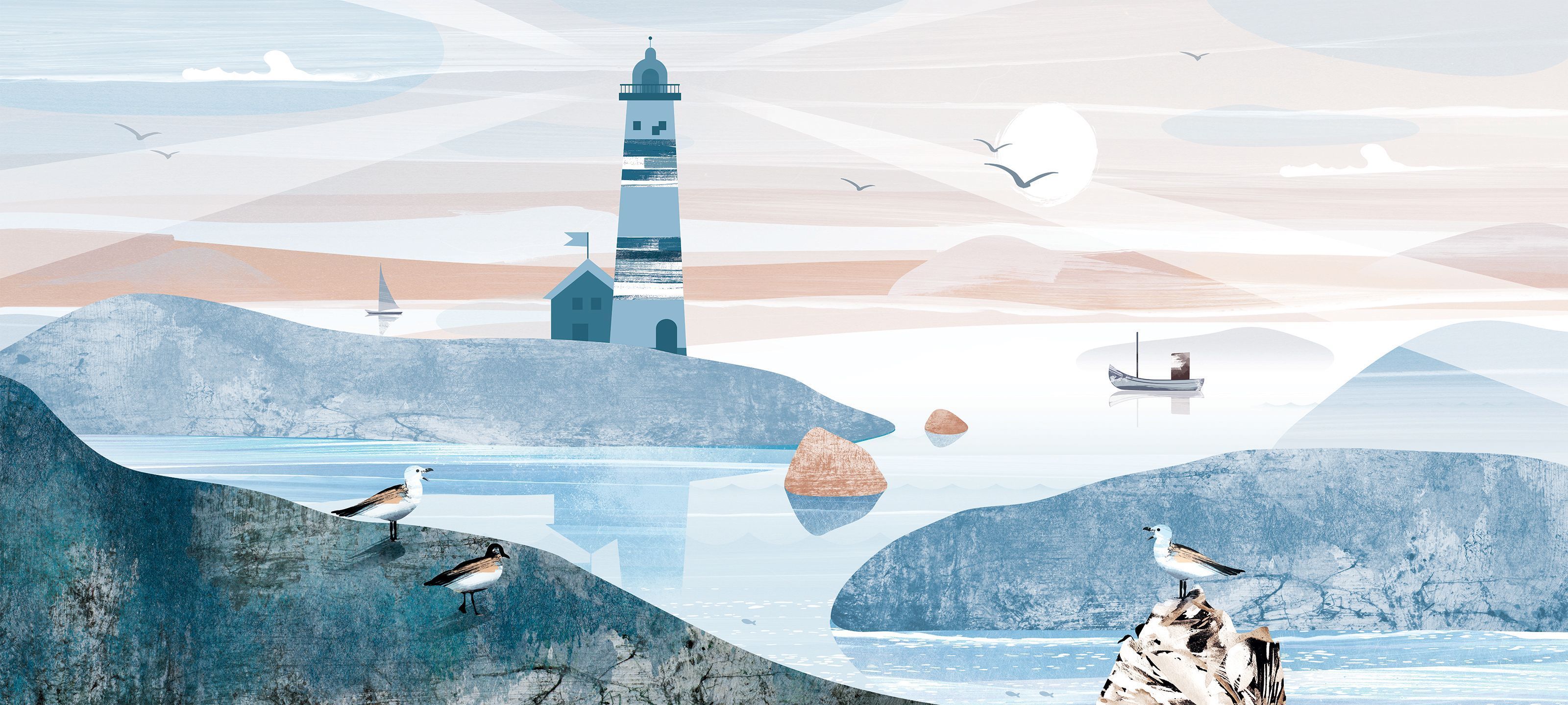 274001 Creativille морской пейзаж с маяком