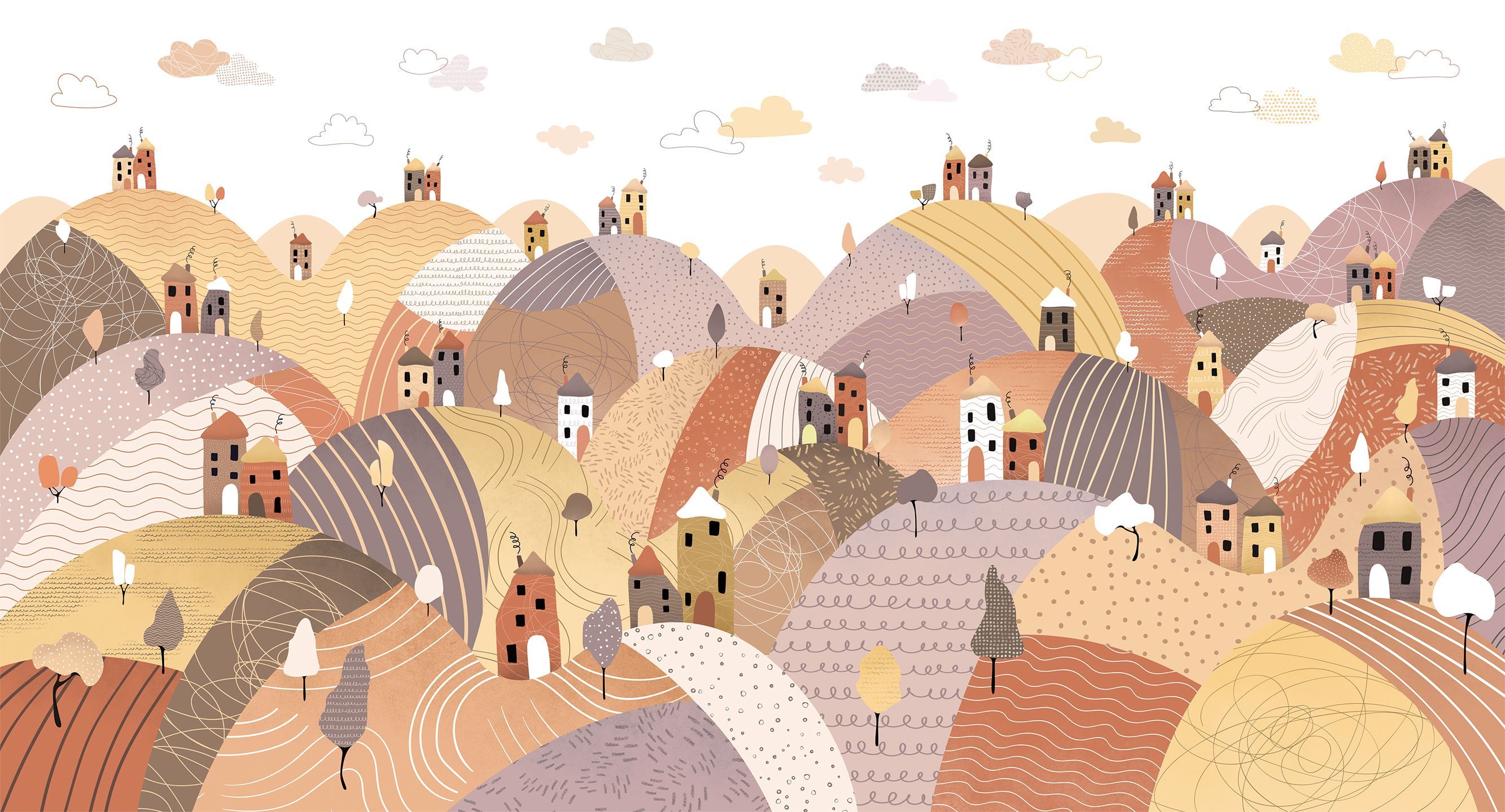 254002 Creativille домики на холмах