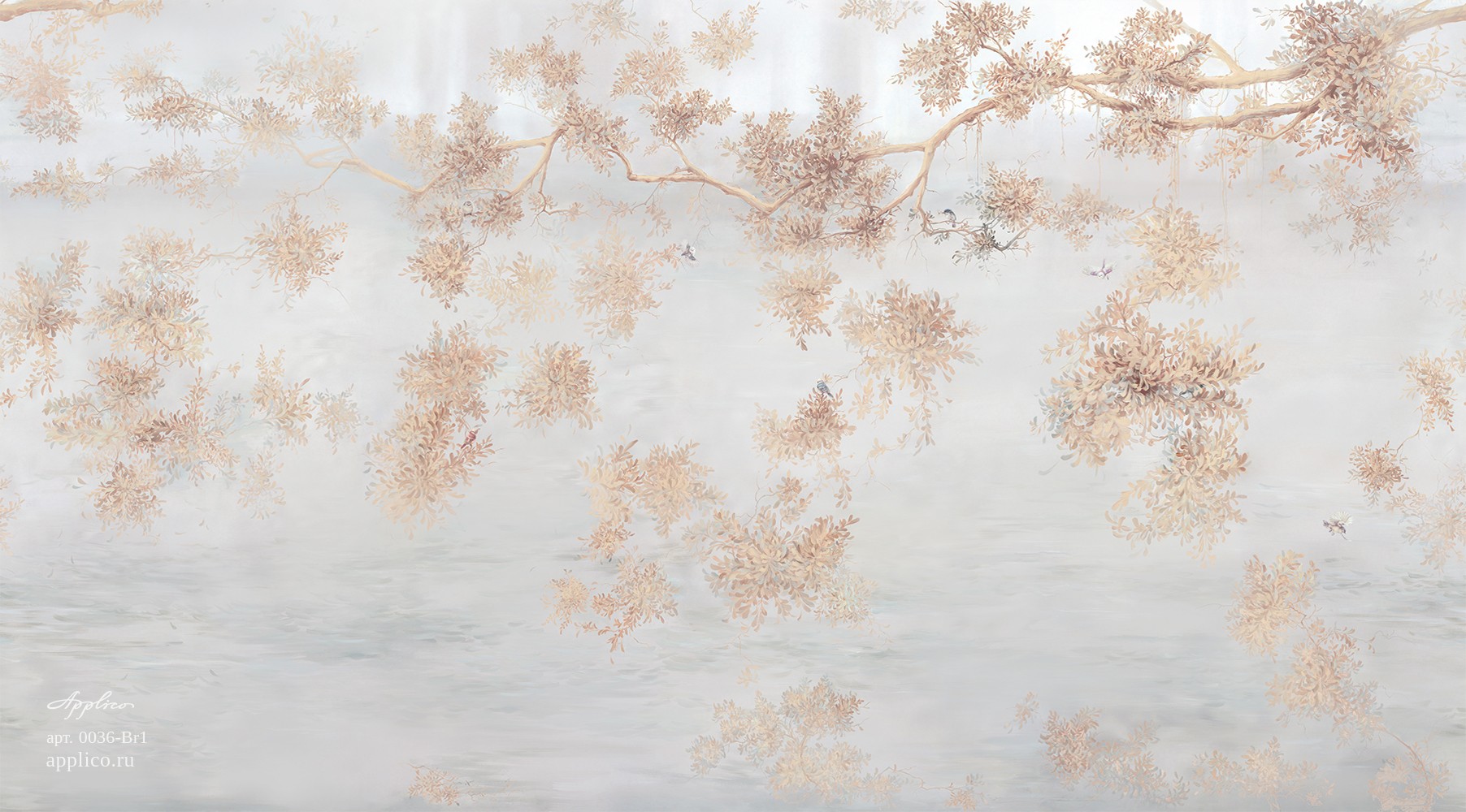 Applico Шинуазри на серебре FR 0036-Br1