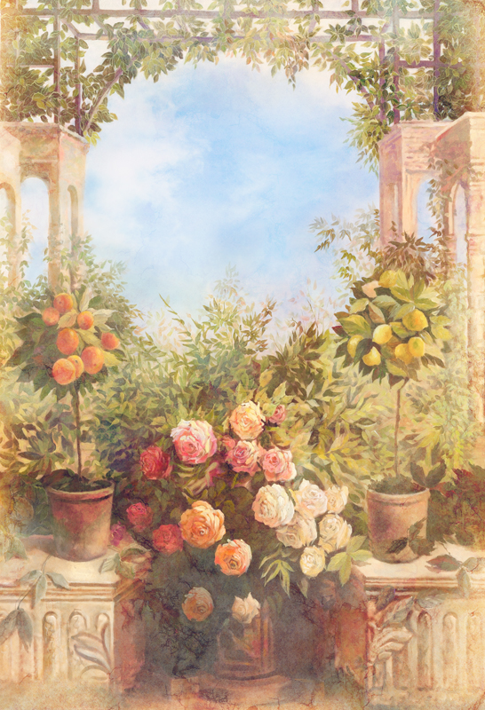 Affresco Живописный пейзаж 6210