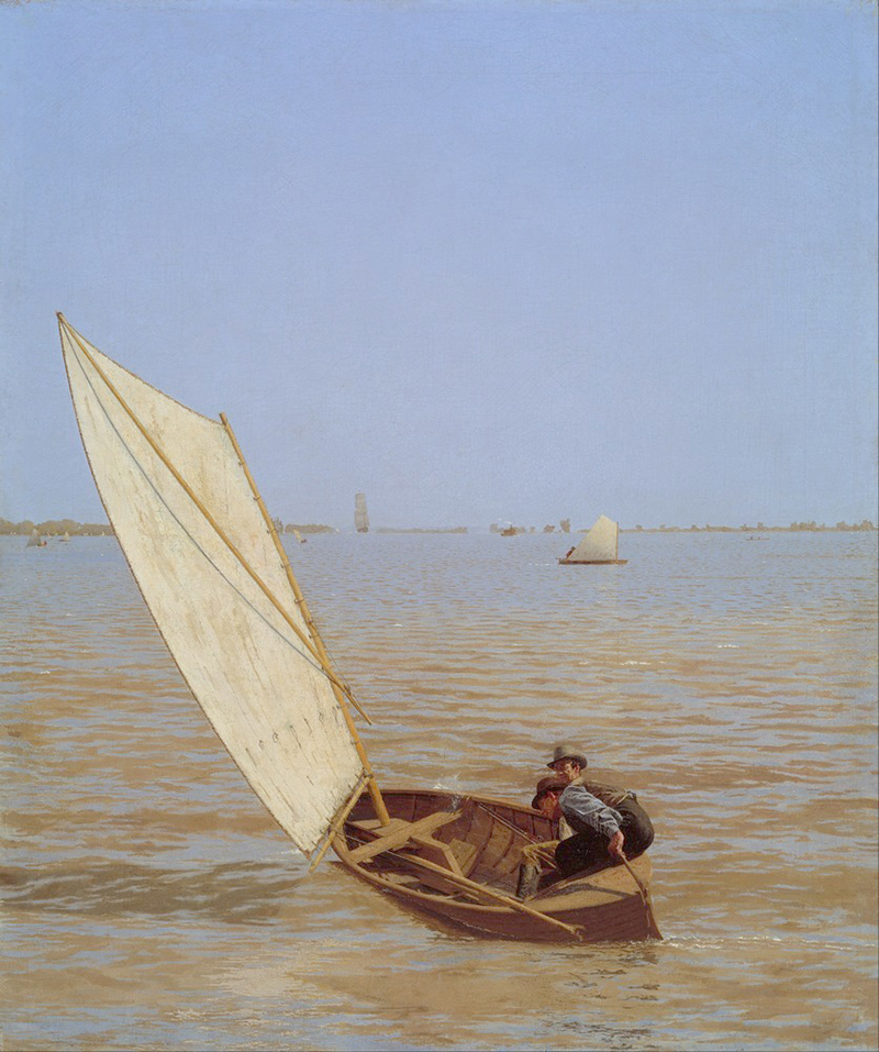 Affresco Морские пейзажи Thomas Eakins, Starting Out After Rail