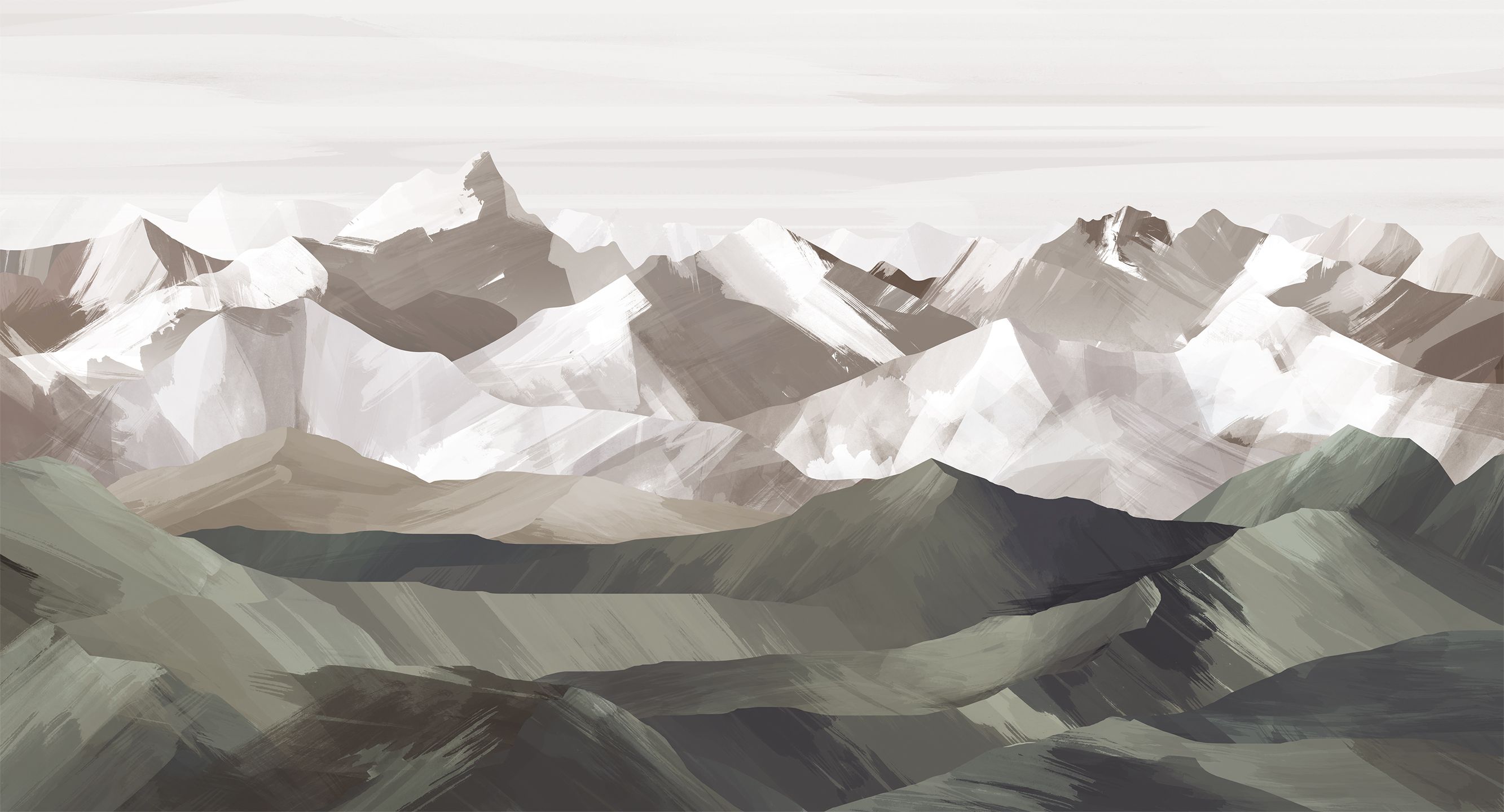 257107 Creativille горы крупными мазками