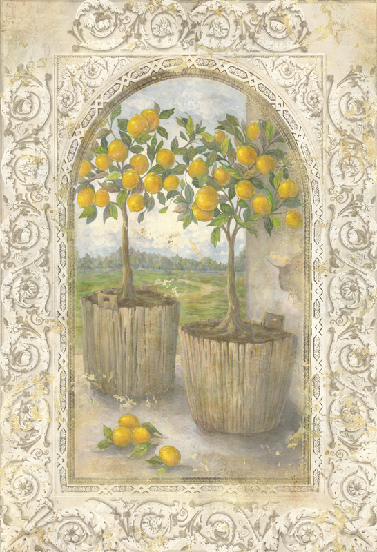 Affresco Живописный пейзаж 4522