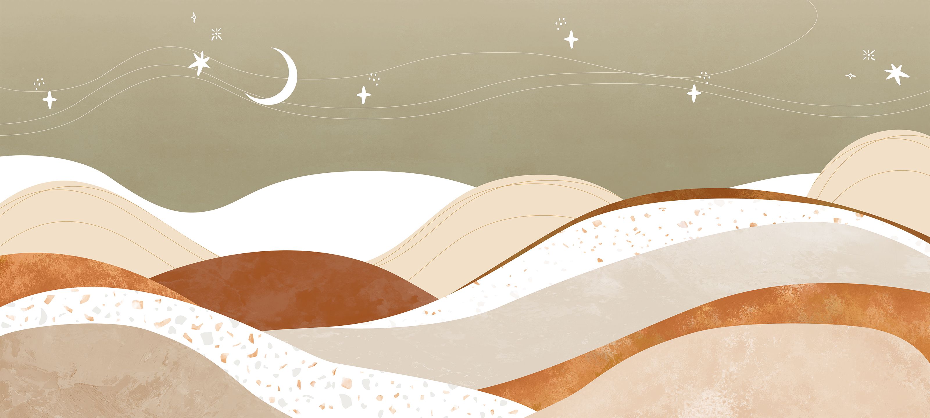 255552 Creativille вечерние холмы