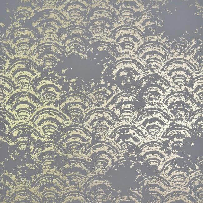York  Antonina Vella Wallpaper  Eclipse Wallpaper- Grey/Gold NW3597