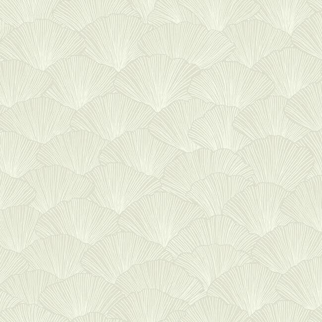 York  Candice Olson Modern Artisan Second Edition  Luminous Ginkgo Wallpaper- Taupe Blonde CI2331
