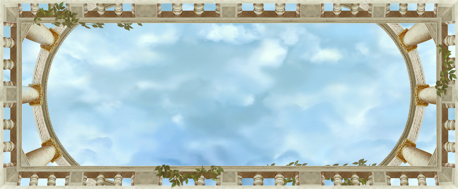 Affresco Сюжеты для потолков 9139