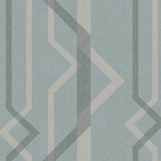 York  Traditional Wallpapers  Shape Shifter Wallpaper- Washed Denim GM7601