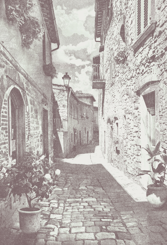 Affresco Живописный пейзаж 7155