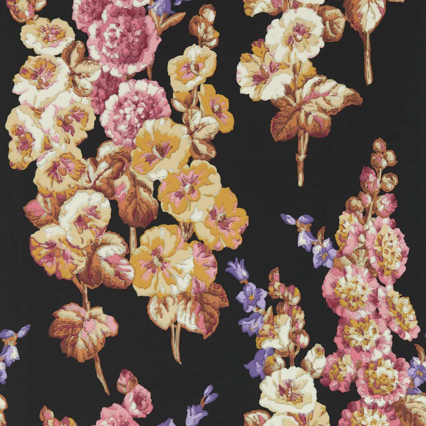 Sanderson Sanderson One Sixty Wallpapers Hollyhocks  DOSW217032
