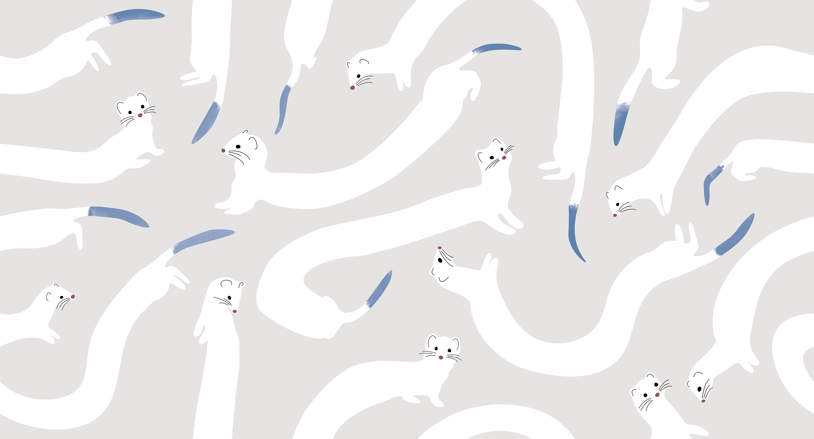 057004 Creativille Горностаи