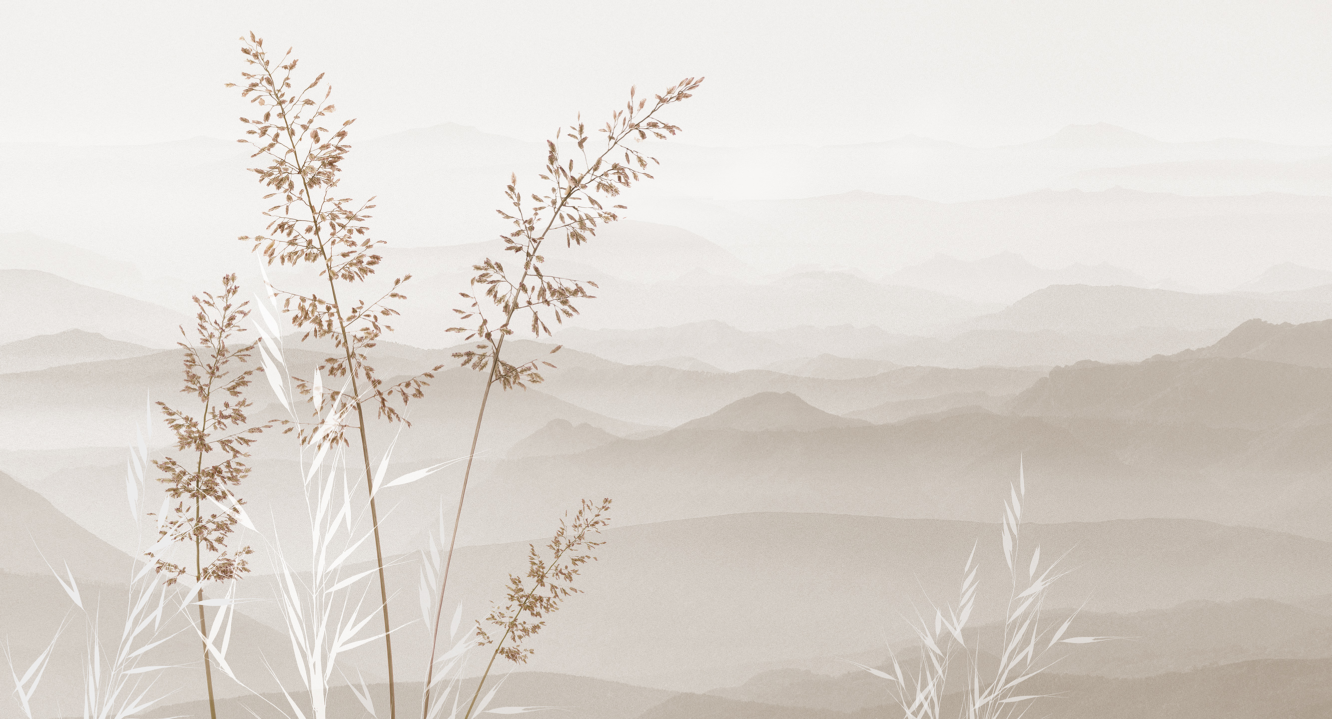 460110 Creativille трава на фоне гор