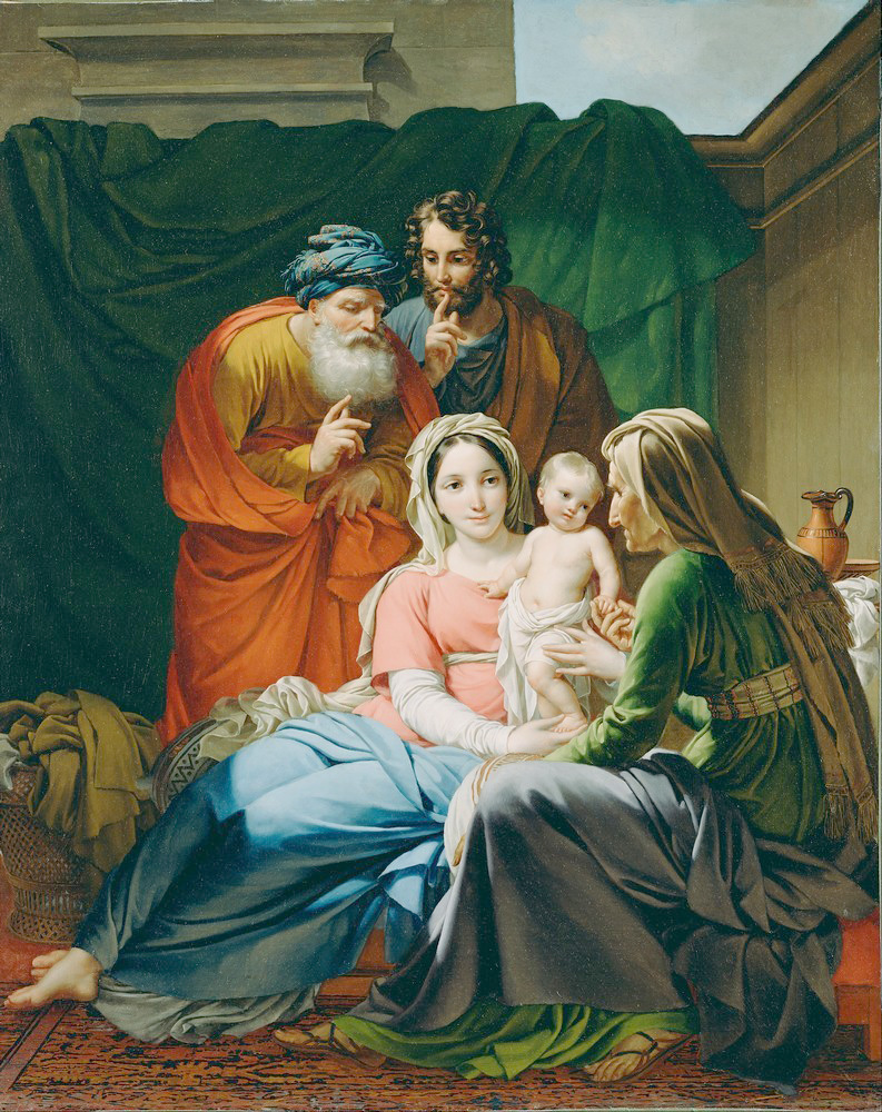Affresco Библейские сюжеты Joseph Paelinck, The Holy Family