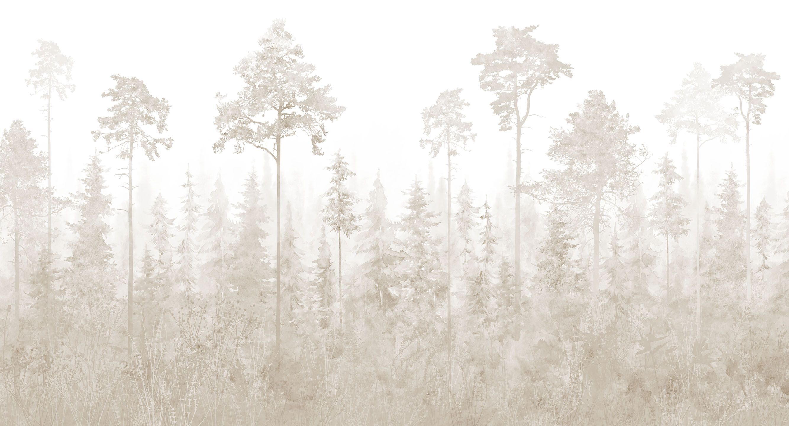 494607 Creativille акварельные сосны