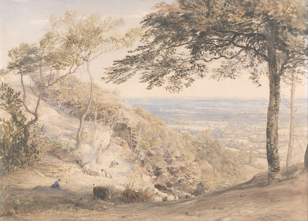 Affresco Классические пейзажи Samuel Palmer, Wilmots Hill Kent