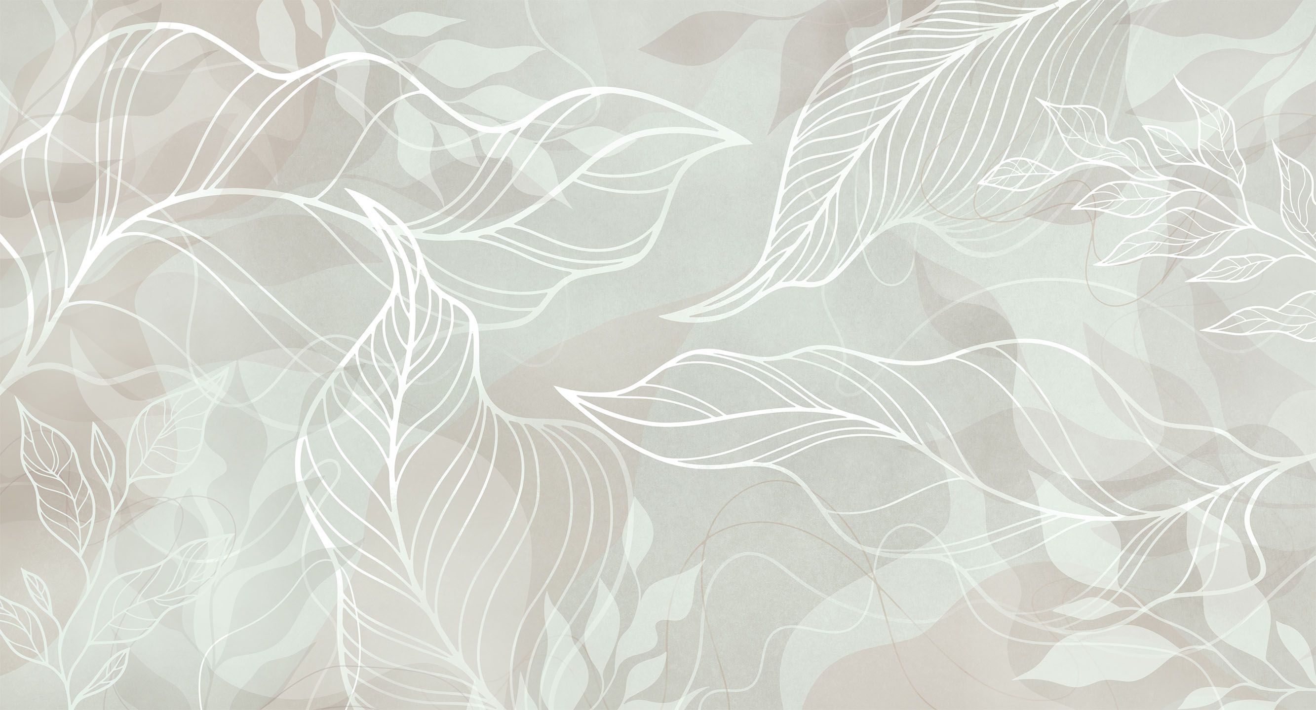 451225 Creativille силуэтные листья и линии