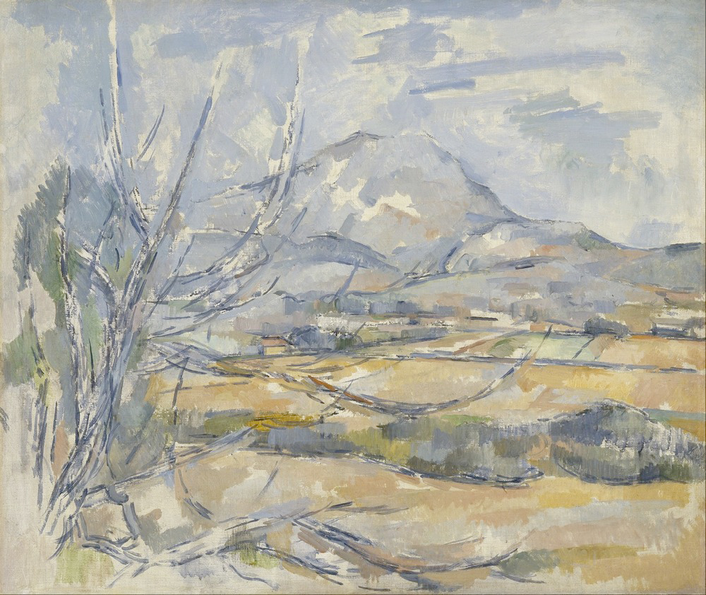 Affresco Импрессионисты и постимпрессионисты Paul Cezanne, Montagne Sainte Victoire
