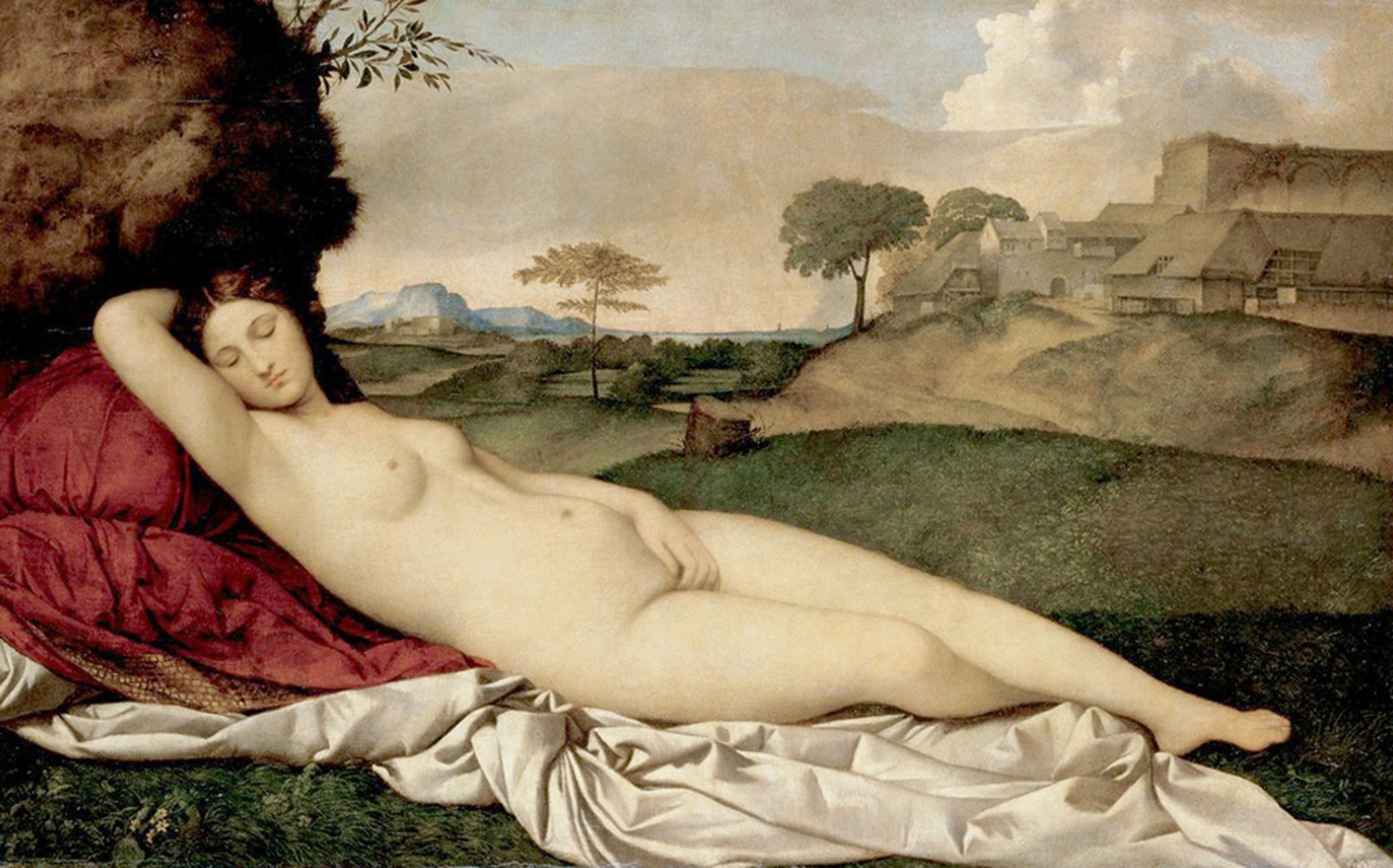 Affresco Античные сюжеты Giorgione Sleeping Venus