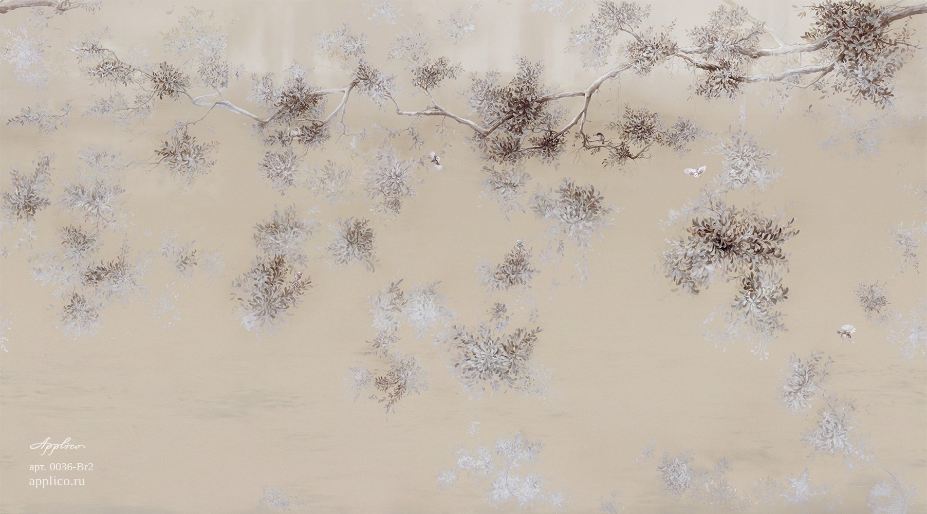 Applico Шинуазри на серебре FR 0036-Br2