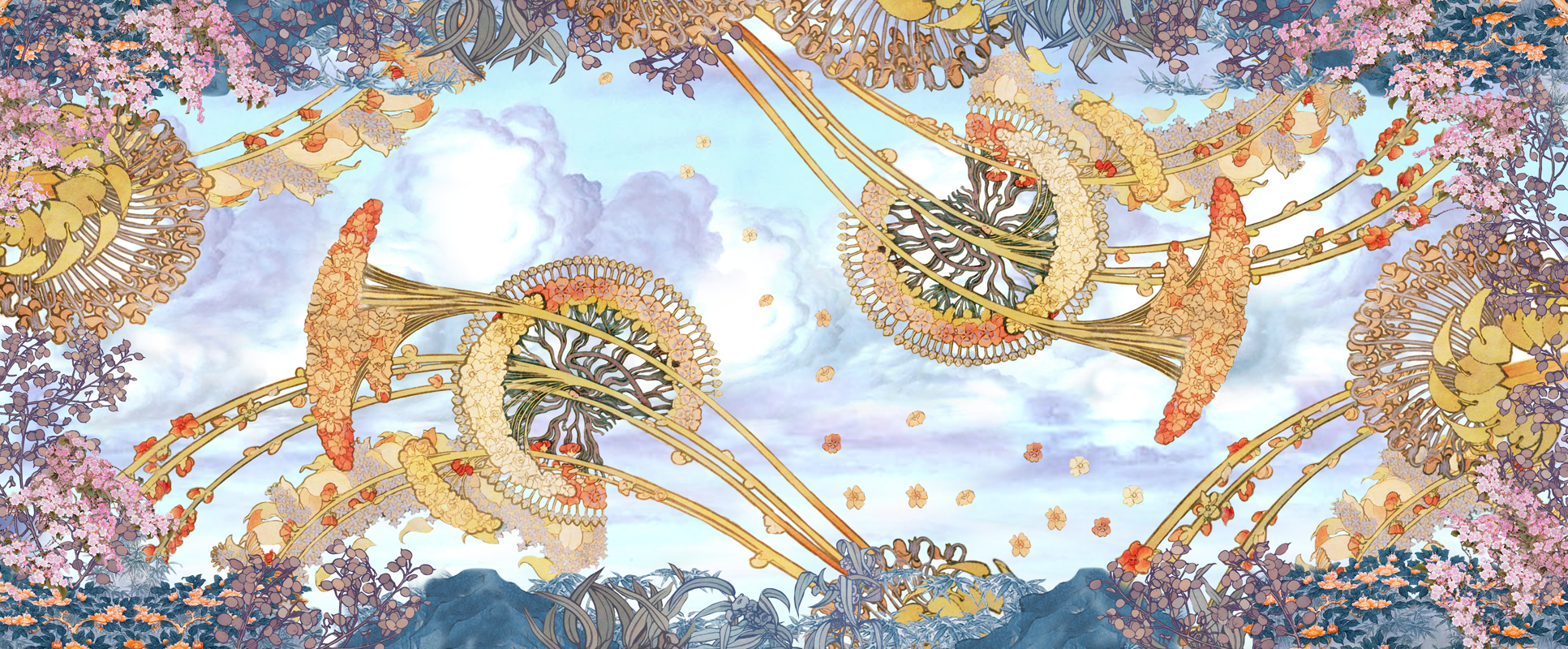 Affresco Сюжеты для потолков 9035